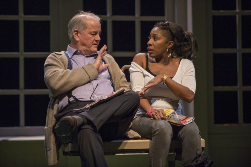 Francis Guinan, seen here (with Patrese D. McClain), in a previous Norhtlight Theatre production. (Photo: Michael Brosilow)