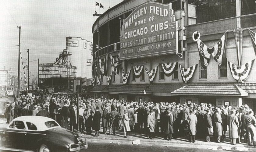 Wrigley Field during the 1945 World Series, the last time the Cubs made the Series before this year. | Sun-Times file photo
