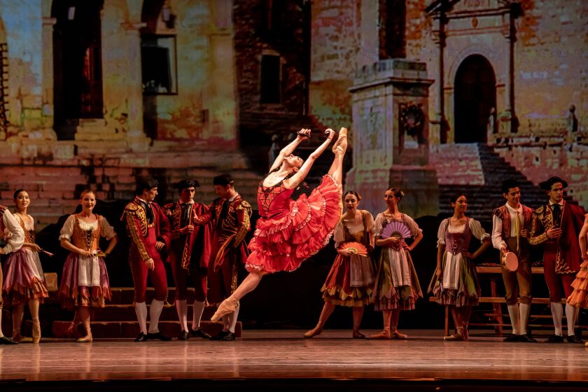 Victoria Jaiani (as Kitri) in the Joffrey Ballet’s production of “Don Quixote.” Photo by Cheryl Mann