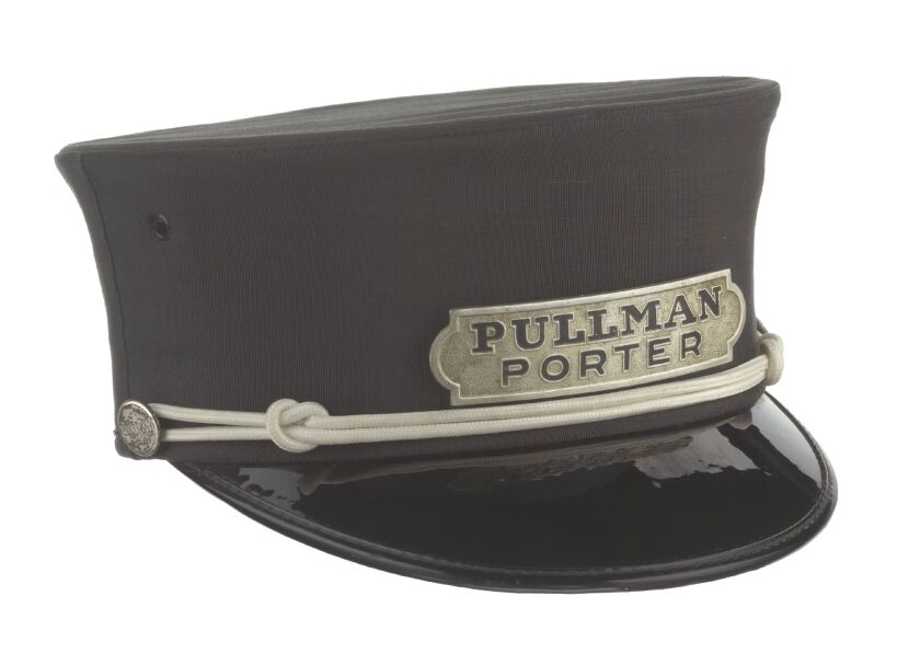 A uniform cap used by a Pullman porter. | Collection of the Smithsonian National Museum of African American History and Culture