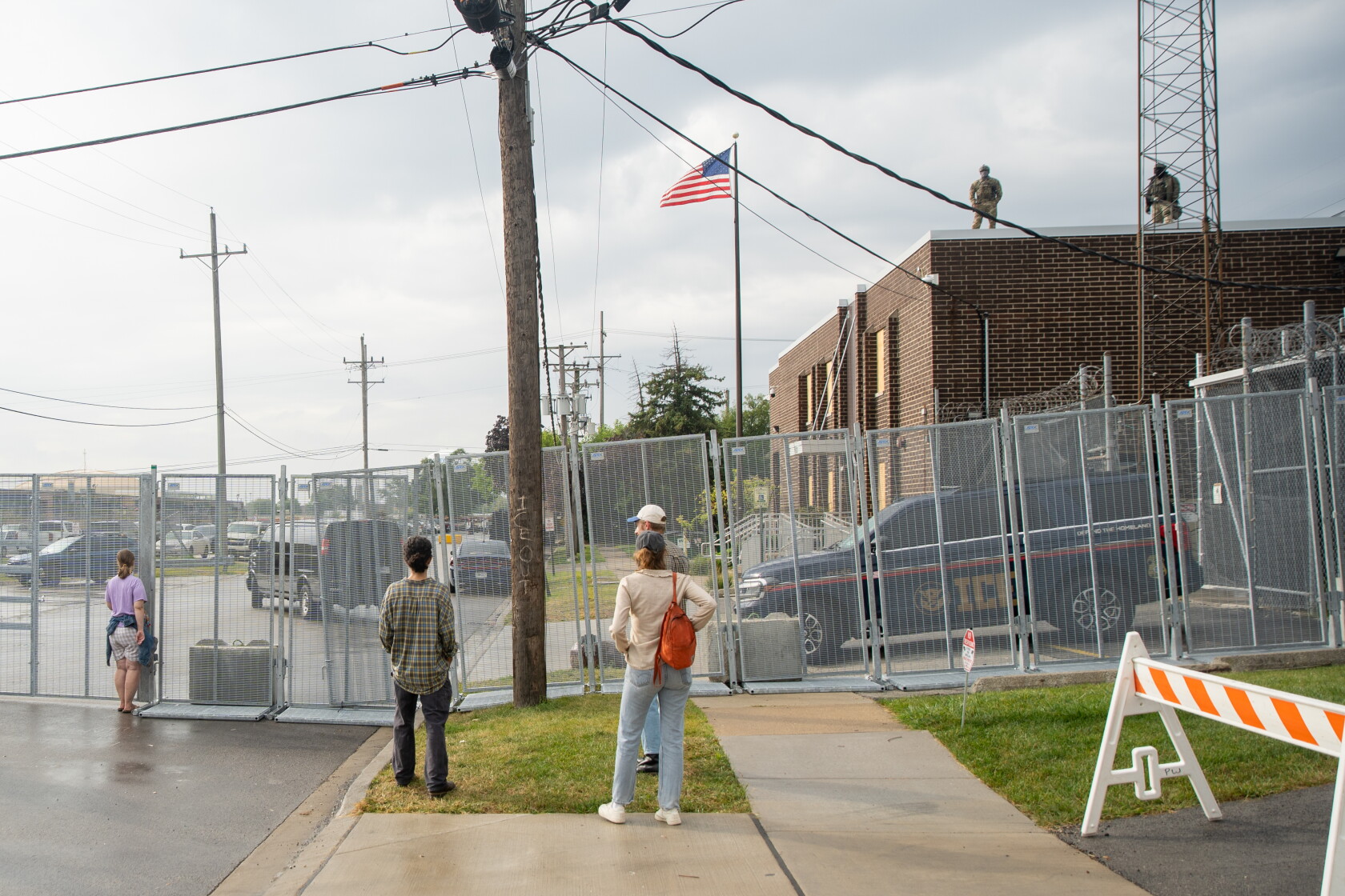 Broadview Ice Broadview orders removal of 'illegal' fencing erected outside ICE ...