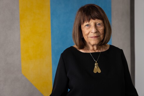 Rhona Hoffman in the Rhona Hoffman Gallery in the West Town neighborhood of Chicago.