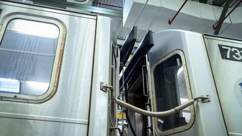 Barriers being tested on New York City trains to try to stop thrill seekers from climbing to roofs to subway surf.