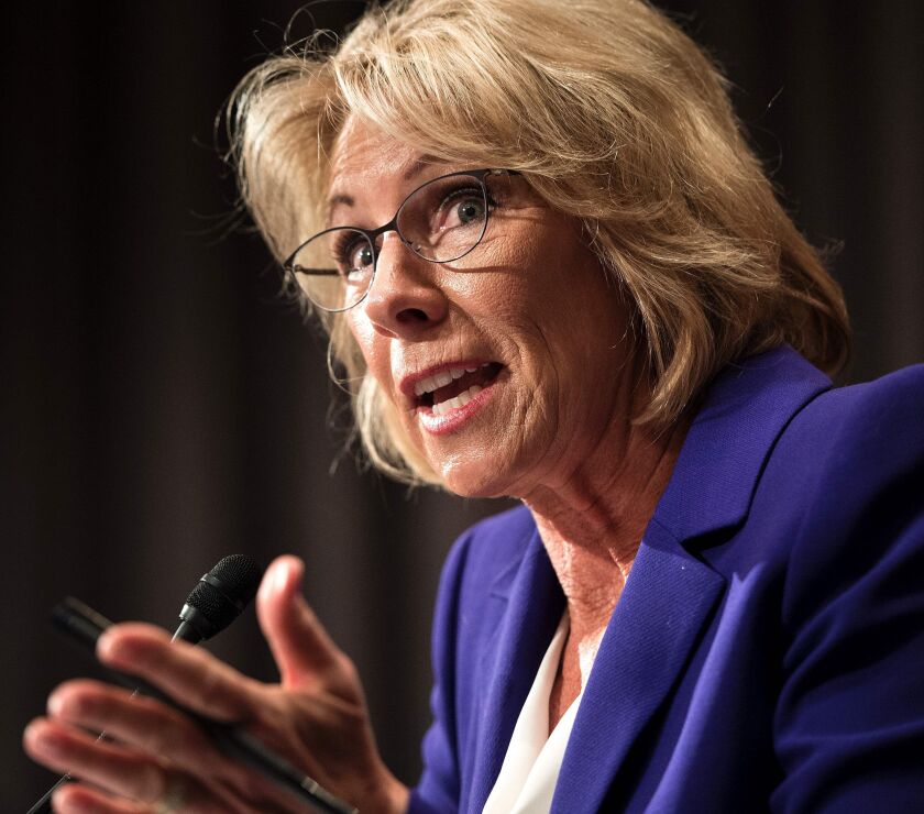 Betsy DeVos | Getty Images
