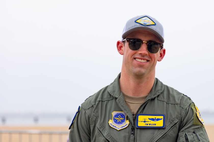 Tim Ellison Pilot Proud Air Force pilot's parents get first glimpse of their son in the ...