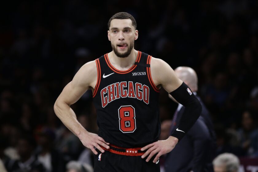The Bulls’ Zach LaVine is slated to compete in this weekend’s Mountain Dew 3-Point Challenge at the United Center.