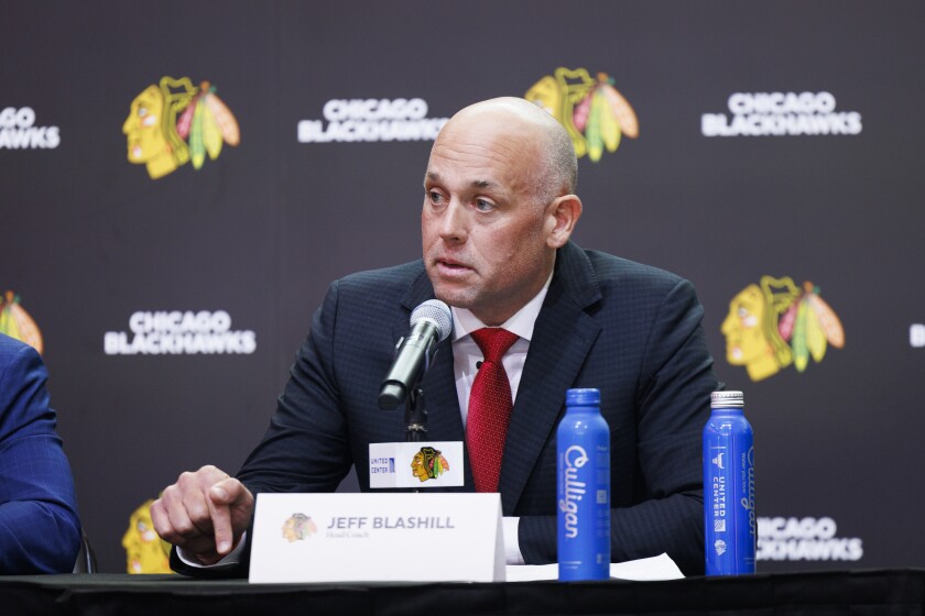 Inside Jeff Blashill's plan to begin teaching Blackhawks 'winning habits' in training camp - Chicago Sun-Times