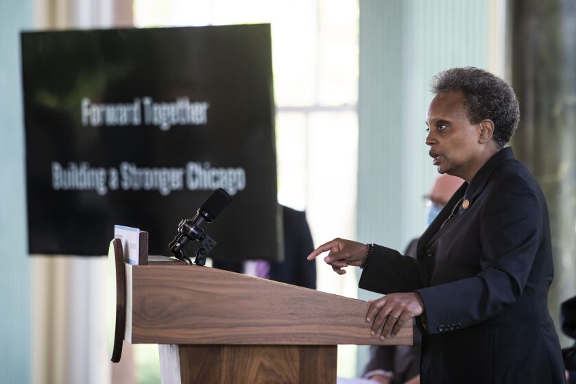 Mayor Lori Lightfoot insisted the recommendations outlined in the report produced by the COVID-19 Recovery Task Force will actually be followed, not just gather dust on a shelf.