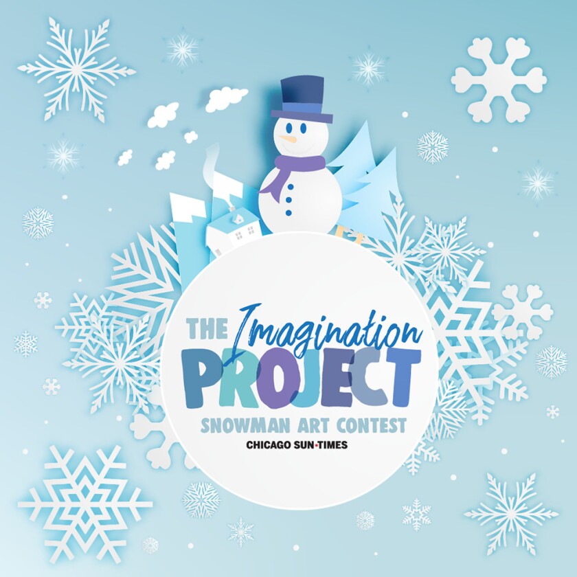 Find the details on how to enter your snowman creation in The Imagination Project at Suntimes.com/imagination