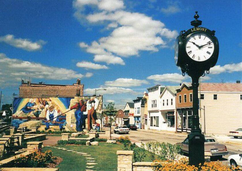 Lemont’s downtown.