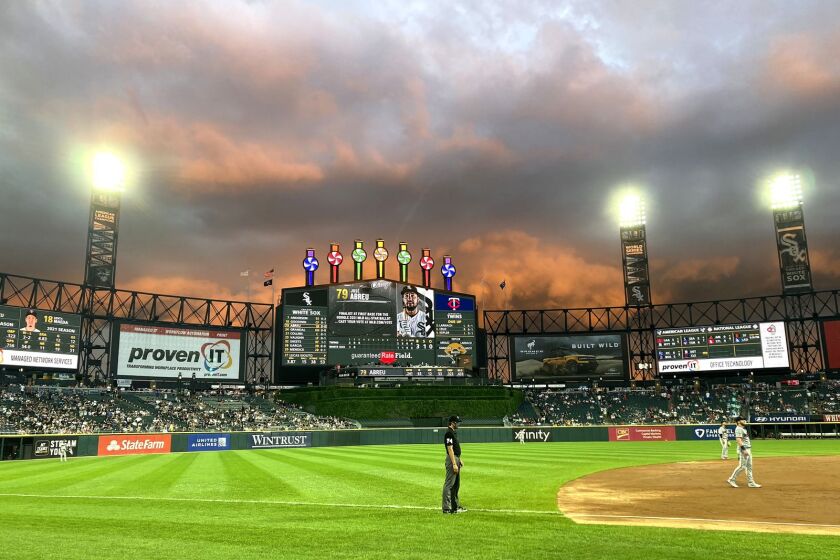 A proposed ordinance introduced by Ald. Walter Burnett would allow Guarantee Rate Field and other pro sports stadiums in Chicago to each operate a sports gambling operation.