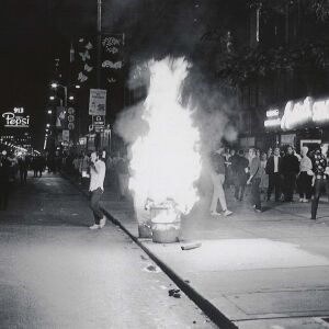 The hippie-yippie demonstration during the Democratic National Convention in 1968.