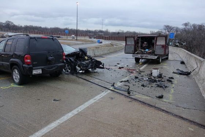 A 47-year-old Whiting, Indiana, man was seriously injured when he was pinned between two vehicle Wednesday morning in Hammond, Indiana. | Indiana State Police