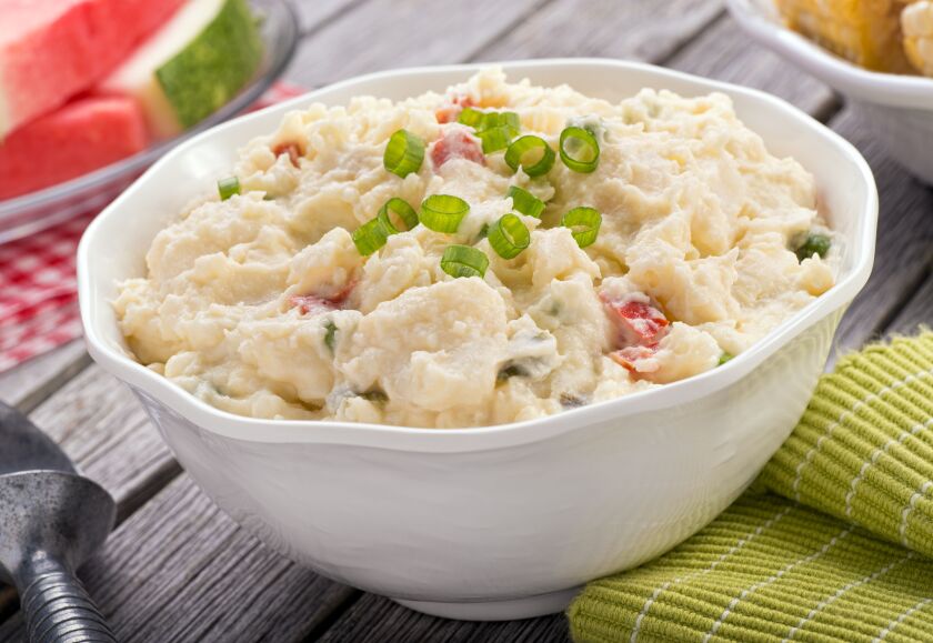 After being served, cold dishes such as potato salad should not stay outside for more than two hours — and just one hour if it is warmer than 90 degrees outside.