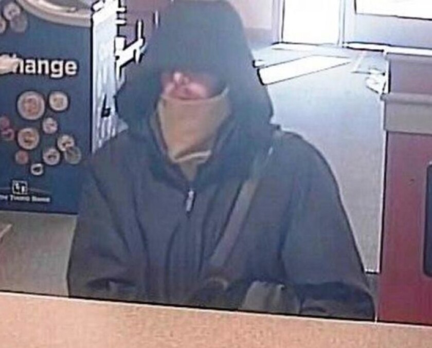 Surveillance photo of the suspect who robbed a Fifth Third Bank branch on Dec. 19 in Glen Ellyn. | FBI