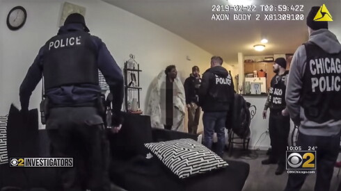 Police body camera video shows the raid on the home of Anjanette Young.