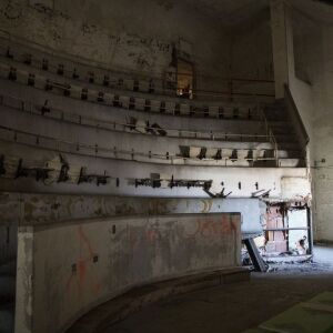 A former operating theater in the old Cook County Hospital at 1835 W. Harrison St. under construction and renovation, Tuesday afternoon, Jan. 8, 2019. | Ashlee Rezin/Sun-Times