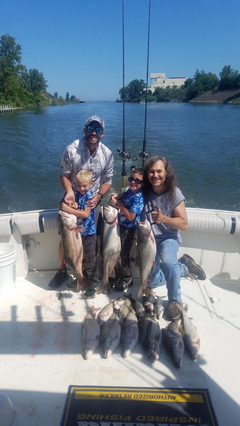 The bounty of southern Lake Michigan in northwest Indiana. Photo provided by Capt. Rich Sleziak