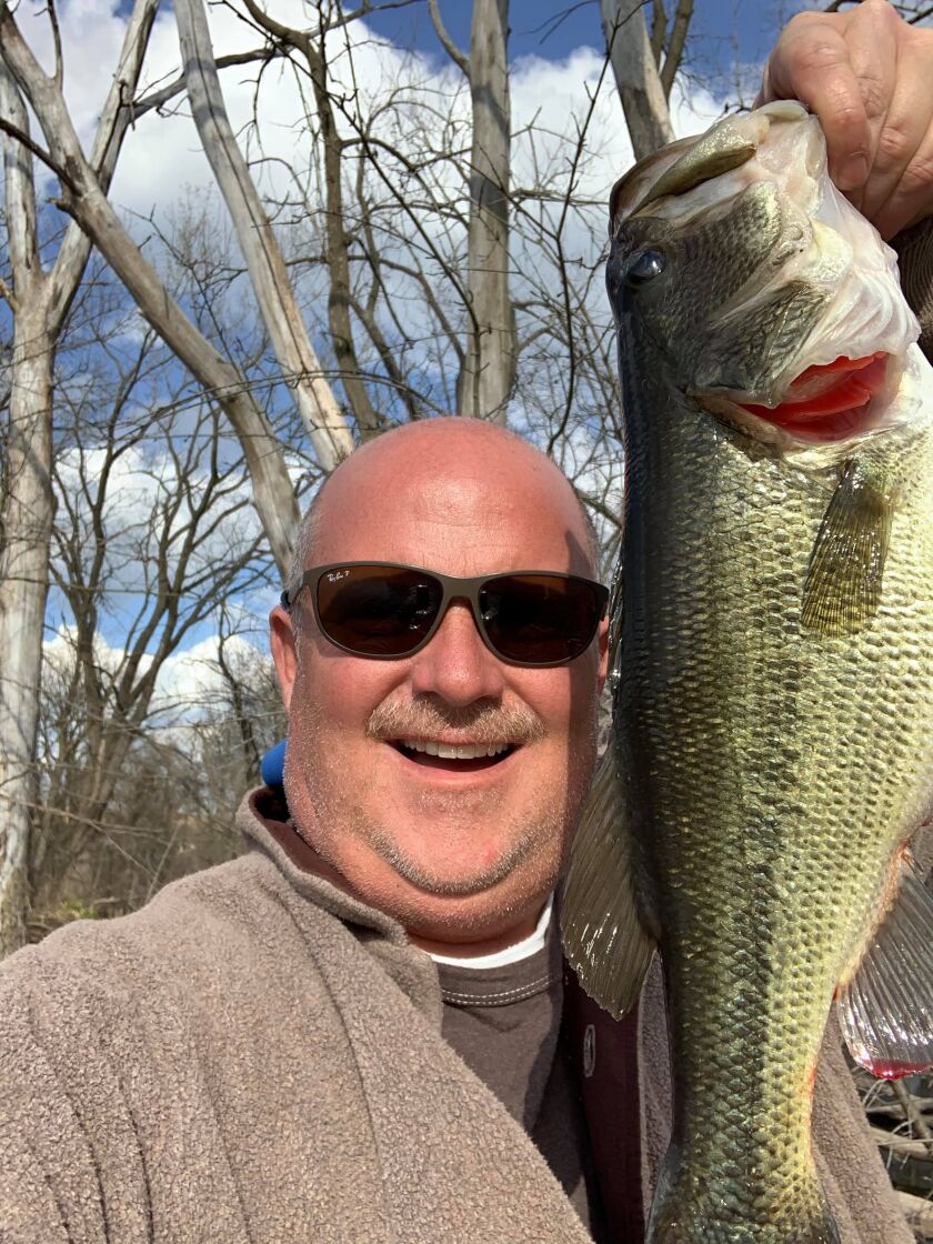 Andy Hansen and a big bass from Cook County. Provided photo