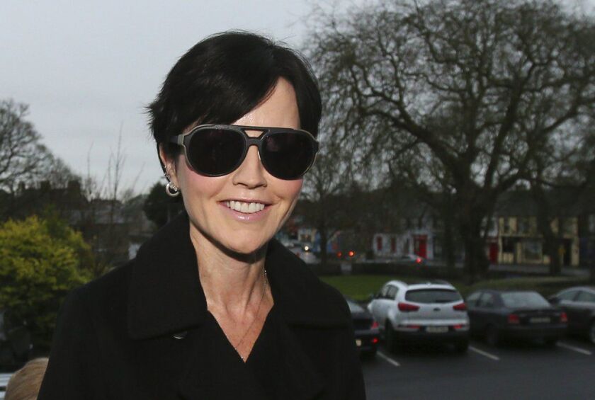 Cranberries singer Dolores O’Riordan arrives at Ennis District Court, in Ennis, Ireland in December 2015. She pleaded guilty to assaulting three police officers and a flight attendant during a flight from New York to Ireland. | Niall Carson/Press Associat