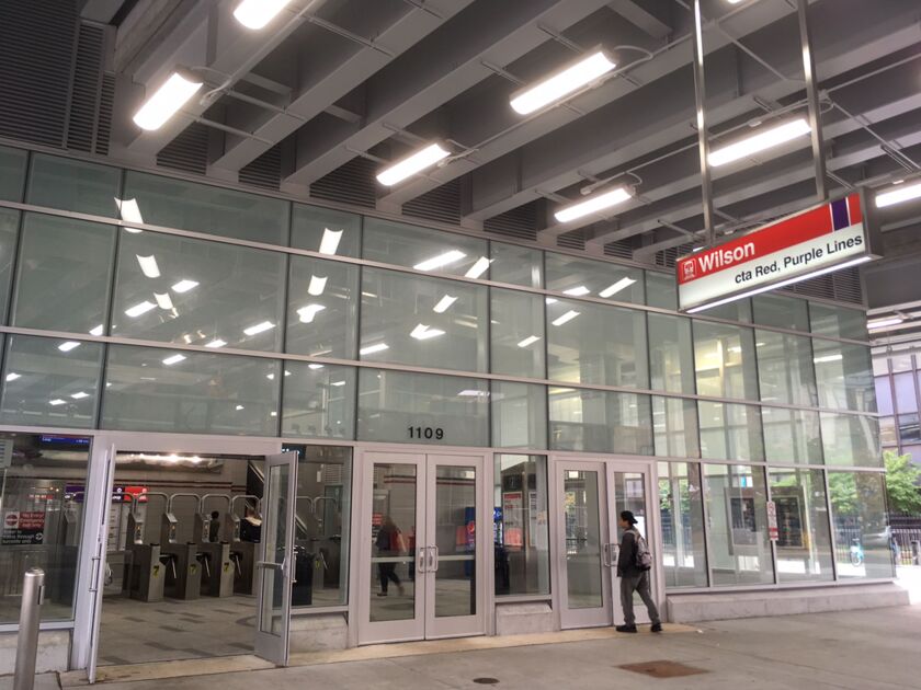 The new CTA station at Wilson on the Red Line officially opened Monday. | Stefano Esposito/Sun-Times