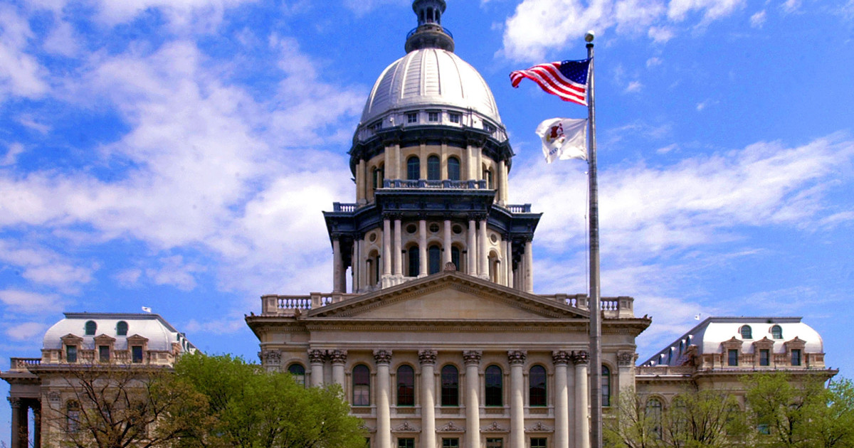 The Illinois State Capitol building in Springfield. A bill that would add Duchenne muscular dystrophy to newborn testing requirements is headed to the governor